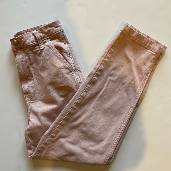 Madewell Straight Leg Jeans in Blush Pink - Picture 9 of 9